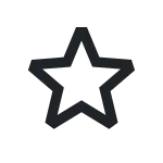 Star Outlined SVG Icon
